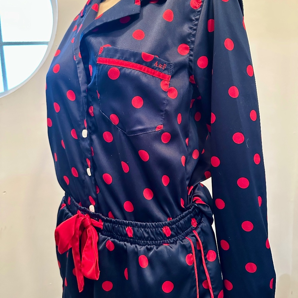 Abercrombie & Fitch Sleepwear Satin Short Set Sz M